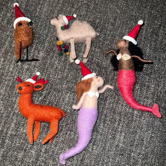 NIB Opalhouse Set of 5 Felt Ornaments - Picture 1 of 6